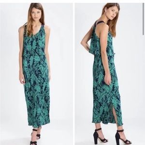 Gathered pleated dress